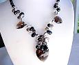Amber hearts necklace…