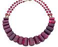Red necklace…